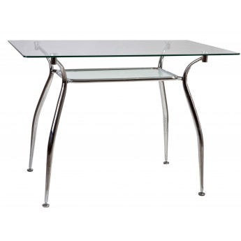 Прямоугольный стеклянный обеденный стол Patrizia