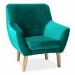 Кресло для отдыха Nordic 1 Velvet Bluvel 85