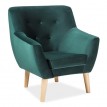 Кресло для отдыха Nordic 1 Velvet Bluvel 78