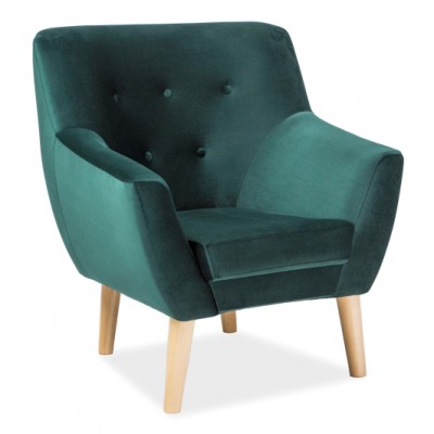 Кресло для отдыха Nordic 1 Velvet Bluvel 78