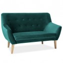 Двухместный диван Nordic 2 Velvet Bluvel 78