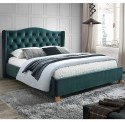 Двуспальная кровать Aspen Velvet 160 зеленая