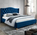 Двуспальная кровать Aspen Velvet 160 синяя