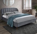 Двуспальная кровать Liguria Velvet 160 серая