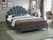 Двуспальная кровать Santana Velvet серая
