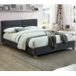 Двуспальная кровать Sierra Velvet серая