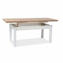 Стол-трансформер Signal KLEOPATRA дуб ланселот/белый полумат