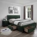 Двуспальная кровать Modena 3 160 зеленая