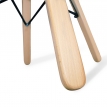 Голубой пластиковый стул для гостиной Ройс