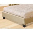 Двуспальная кровать из экокожи Nairobi Shine Gold