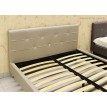 Двуспальная кровать из экокожи Rizz Shaded Porch