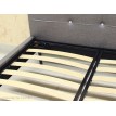 Двуспальная кровать из экокожи Rizz Silhouette Grey