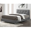 Двуспальная кровать из экокожи Rizz Silhouette Grey