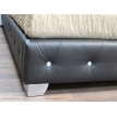 Двуспальная кровать из экокожи Moree Brown