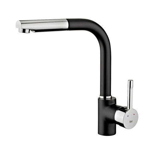Кухонный смеситель Teka Ark 938 черная эмаль