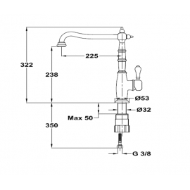 Кухонный смеситель Teka CL 915 CHROME