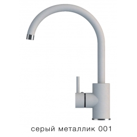 Кухонный смеситель Tolero Элара №001 (серый металлик)