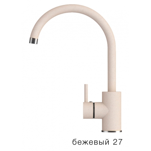 Кухонный смеситель Polygran Элара №27 (бежевый)