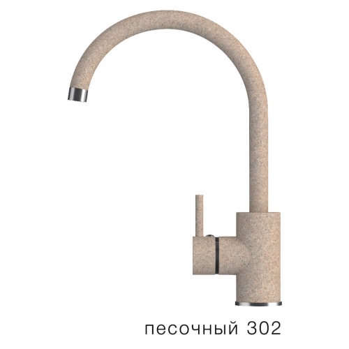 Кухонный смеситель Polygran Элара №302 (песочный)