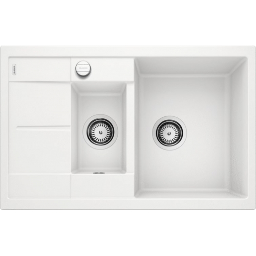 Кухонная мойка Blanco Metra 6 S Compact (белый, с клапаном-автоматом)