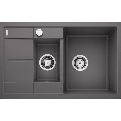 Кухонная мойка Blanco Metra 6 S Compact (темная скала, с клапаном-автоматом)