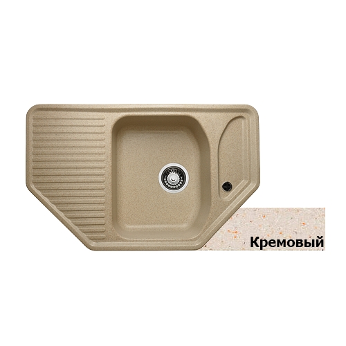 Кухонная мойка Granicom G002 (кремовый)