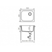 Кухонная мойка Polygran F-17 №307 (терракотовый)