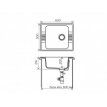 Кухонная мойка Polygran F-20 №16 (черный)