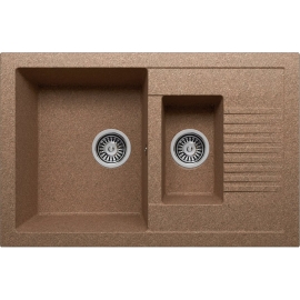 Кухонная мойка Polygran F-21 №307 (терракотовый)
