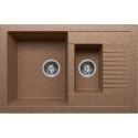 Кухонная мойка Polygran F-21 №307 (терракотовый)