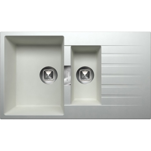 Кухонная мойка Tolero Loft TL-860 №923 (белый)