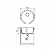 Кухонная мойка Tolero R-104 №101 (бежевый)