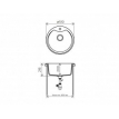 Кухонная мойка Tolero R-108E №923 (белый)