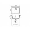 Кухонная мойка Tolero R-111 №701 (серый)