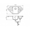 Кухонная мойка Tolero R-114 №101 (бежевый)