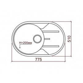 Кухонная мойка Tolero R-116 №701 (серый)