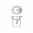 Кухонная мойка Tolero R-122 №101 (бежевый)