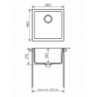 Кухонная мойка Tolero R-128 №101 (бежевый)