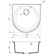 Кухонная мойка Omoikiri Akegata 51-CA (карамель)