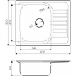 Кухонная мойка Omoikiri Kashiogawa 60-IN