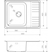 Кухонная мойка Omoikiri Sagami 63-IN