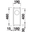 Кухонная мойка Blanco SUBLINE 160-U (черный)