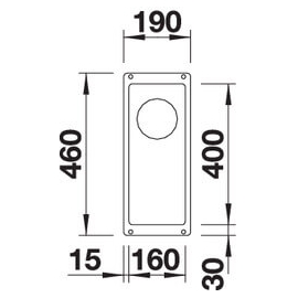 Кухонная мойка Blanco SUBLINE 160-U (черный)