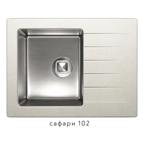 Кухонная мойка Tolero TTS-660 (сафари)