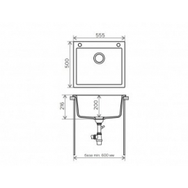 Кухонная мойка Tolero R-111 №817 (коричневый)