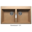Кухонная мойка Tolero Loft TL-862 №101 (бежевый)