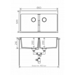 Кухонная мойка Tolero Loft TL-862 №101 (бежевый)