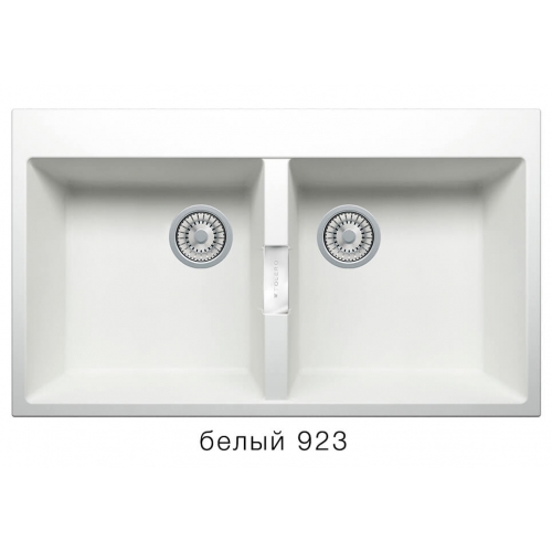 Кухонная мойка Tolero Loft TL-862 №923 (белый)