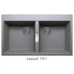 Кухонная мойка Tolero Loft TL-862 №701 (серый)