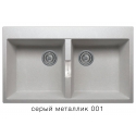 Кухонная мойка Tolero Loft TL-862 №001 (серый металлик)